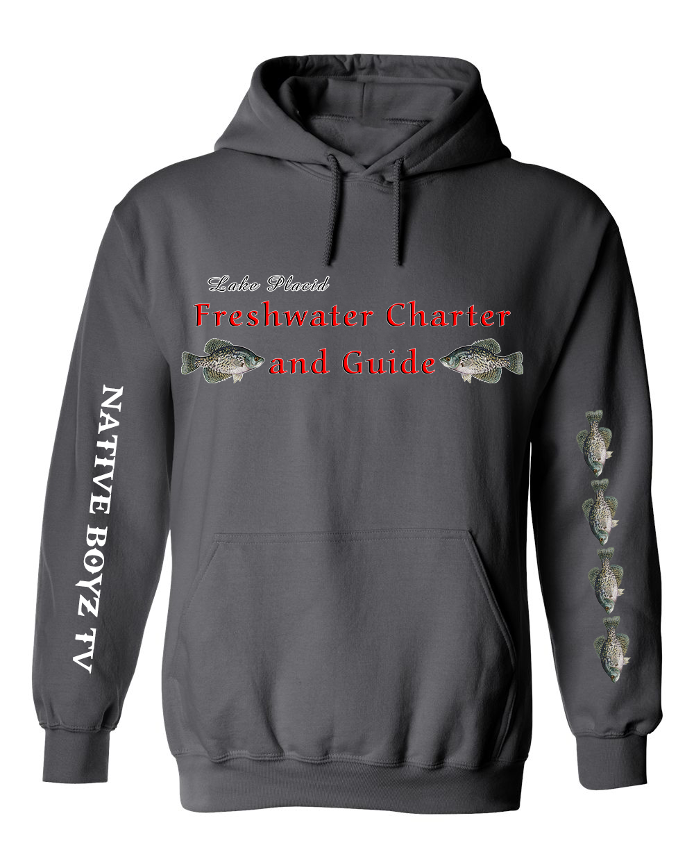 Lake Placid Hoodie - Charcoal