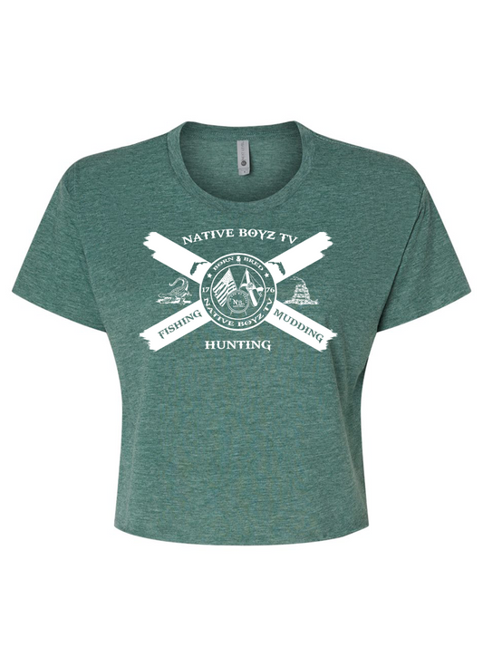 NBTV Gator Snake Florida Flag Crop Top