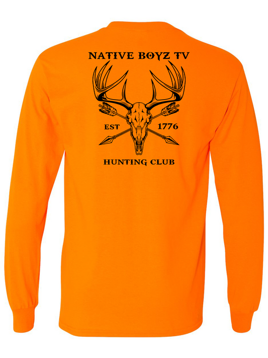 Long Sleeve Safety Orange Team Rider