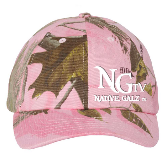 Native Galz Tv Pink Camo Hat