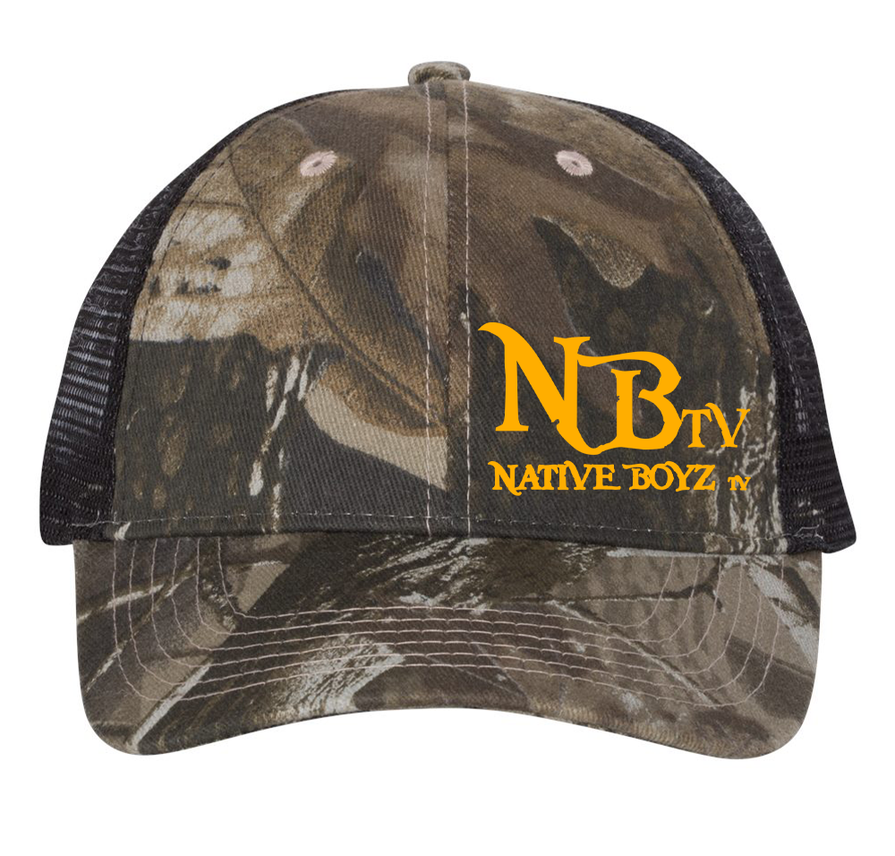 Native Boyz Tv Black  Camo Hat