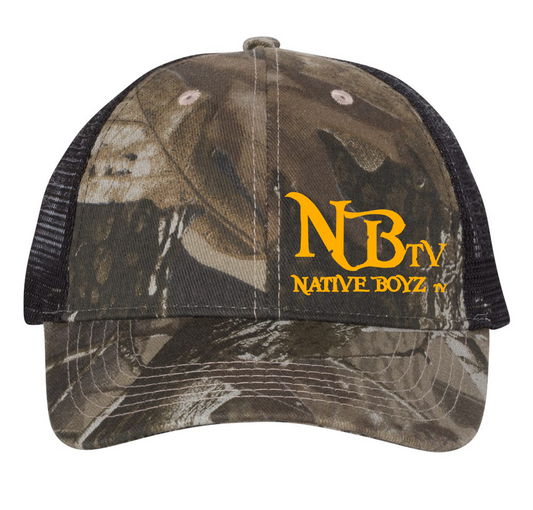 Native Boyz Tv Black  Camo Hat