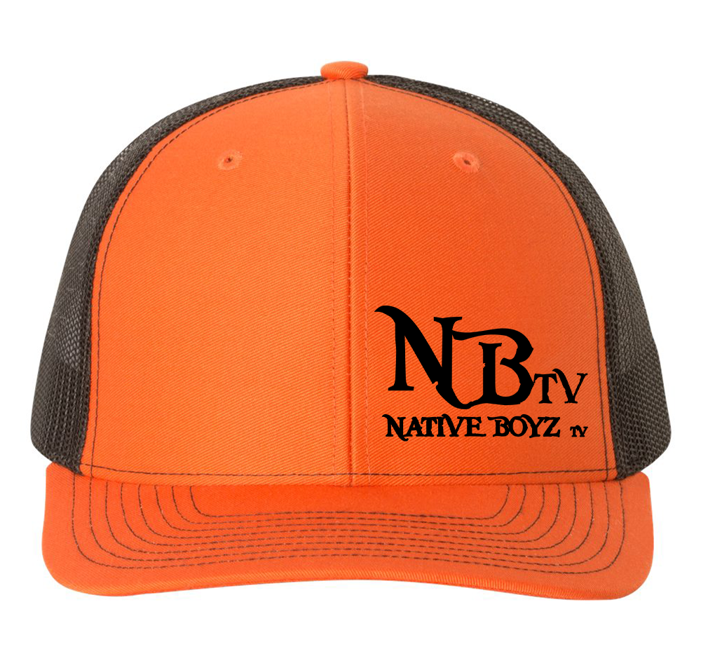 Native Boyz Tv Black and Orange Hat