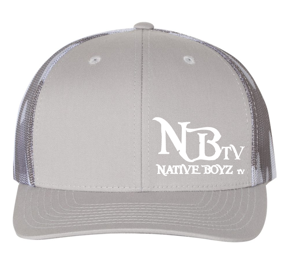 Native Boyz Tv White Camo and Grey Hat